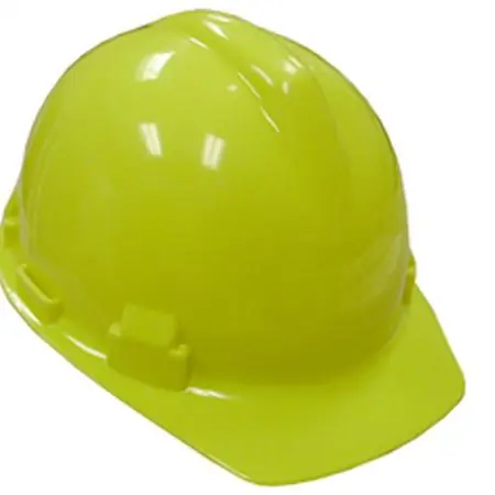 JONES STEPHENS CORP H40003 YELLOW SAFETY HAT W/POINT RATCHET SUSP REPLACEMENT MPN