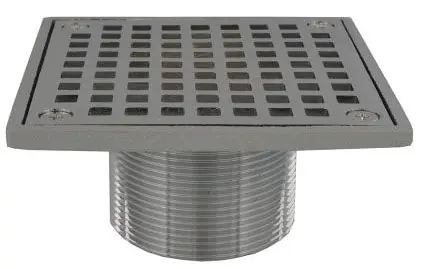 Jones Stephens D60942 4 Inch Square Strainer and Spud Power Replacement MPN