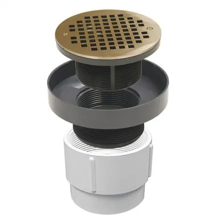 JONES STEPHENS CORP D50486 3X4 PVC LEVELBEST W/3 1/2 PVC SPUD & 5 STRAINER