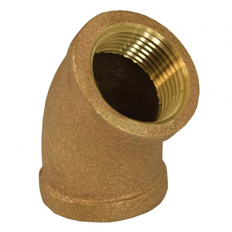 JONES STEPHENS CORP B74045LF 3/4 Bronze 45 Elbow Lead Free