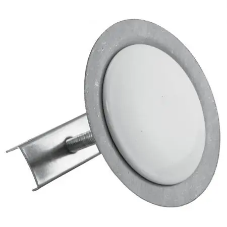 Jones Stephens B1020PW Polar White 1-3/4 Cock Hole Cover