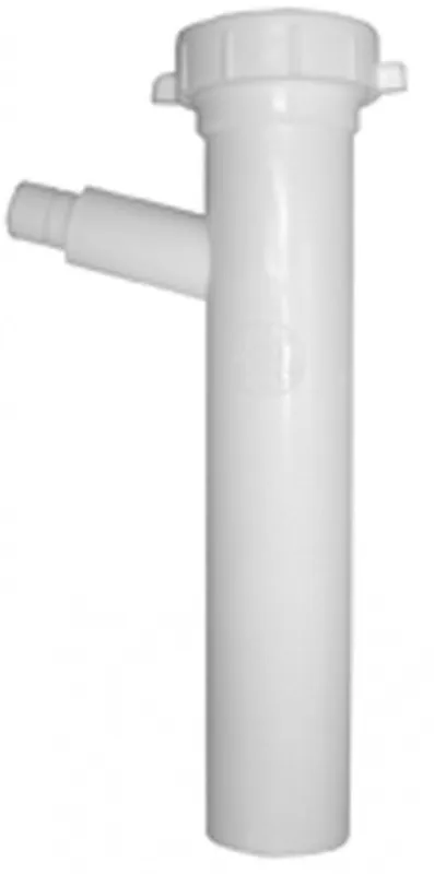 JONES STEPHENS P37012 1 1/2 X 8 WHITE PLASTIC SJ DISHWASHER TAILPIECE