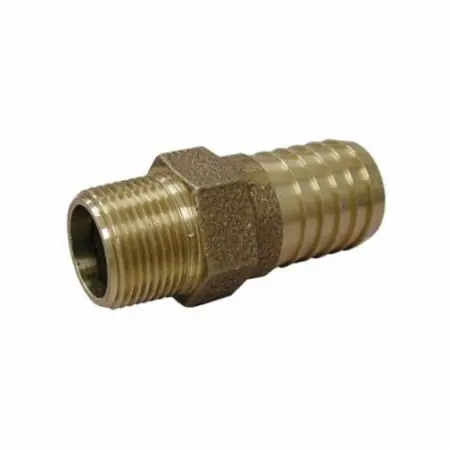 JONES STEPHENS I13003LF 1 BRASS INSERT X MIP ADAPTER - LEAD FREE