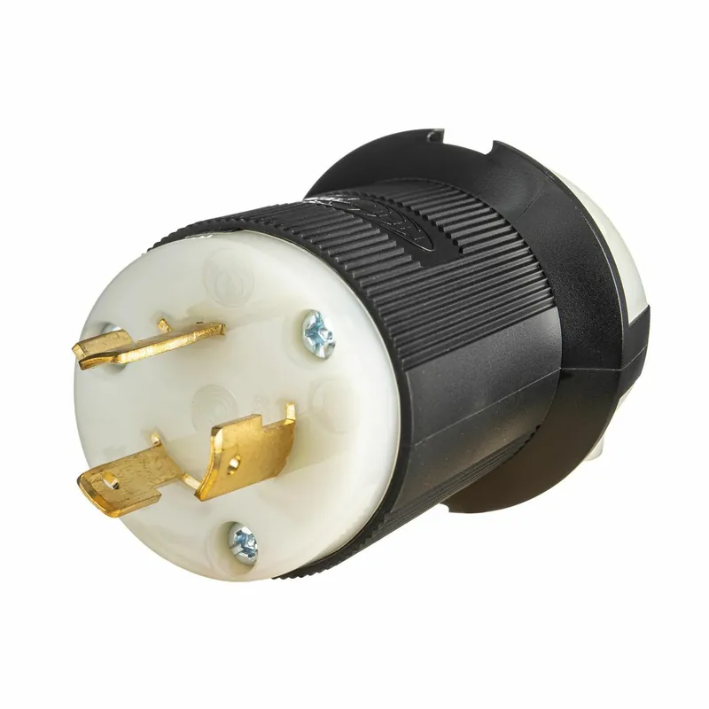 Hubbell Wiring Device - Kellems HBL2341ST Locking Devices Twist-Lock Industrial Male Plug 20A 480V AC 2-Pole 3-Wire Grounding