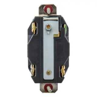 Hubbell Wiring Device-Kellems L1420R Locking Receptacle 1-Phase 125/250 VAC 20 A 3 Poles 4 Wires L14-20R