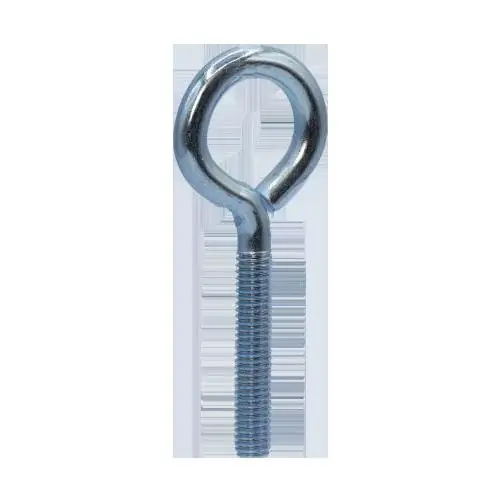Minerallac 64380J Closed Eye Bolt With 3/8 in Hex Nut, 3/8-16, Carbon Steel, Zinc Plated