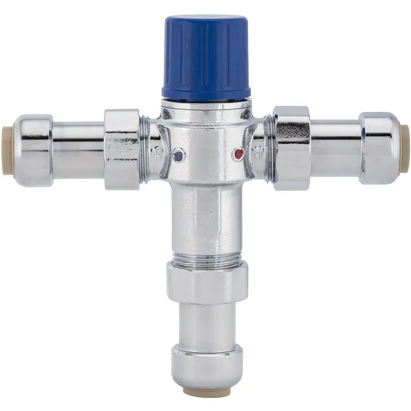 Jones Stephens C77468LF Plumbite 1/2 in. Push On Thermostatic Mixing Valve