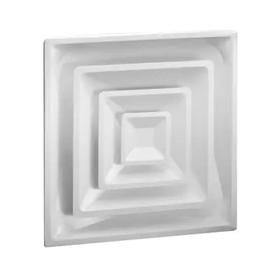 Hart & Cooley FPD3R608W 4-Way Fixed Pattern T-Bar Diffuser Square Diffuser