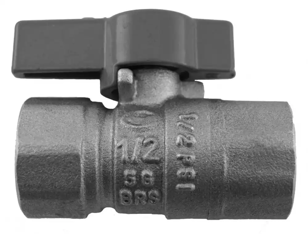 Jones Stephens B67101 3/4 FIP X 3/4 FIP Brass Gas Ball Valve