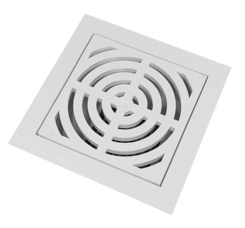 JONES STEPHENS S49062 2 PVC FLOOR SINK W/FULL GRATE & DOME STR
