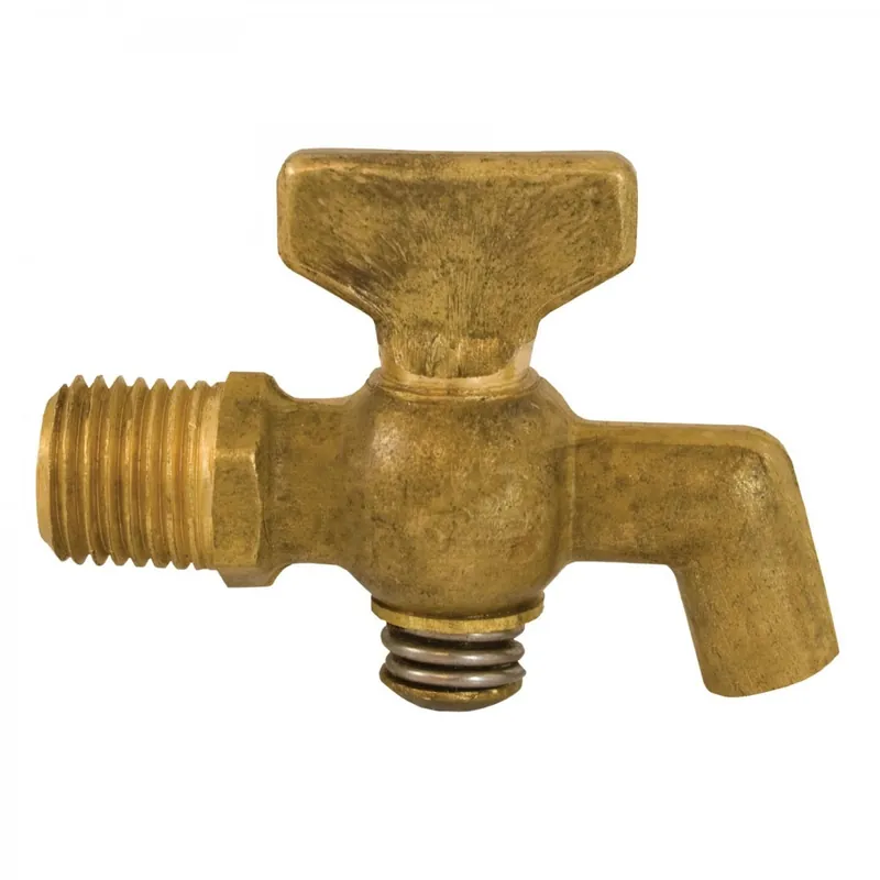 Jones Stephens A11002 1/4MIPXSPIGOT T-HDLE HEX AIR COCK