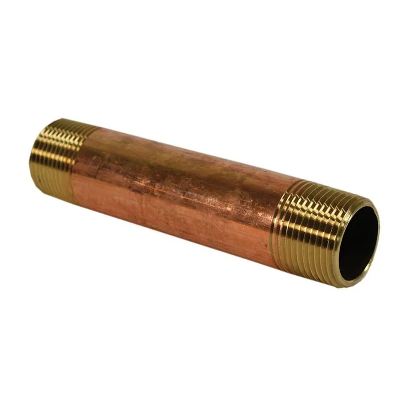 Jones Stephens N25022 1 x 12 in. IPT Red Brass Pipe Nipple