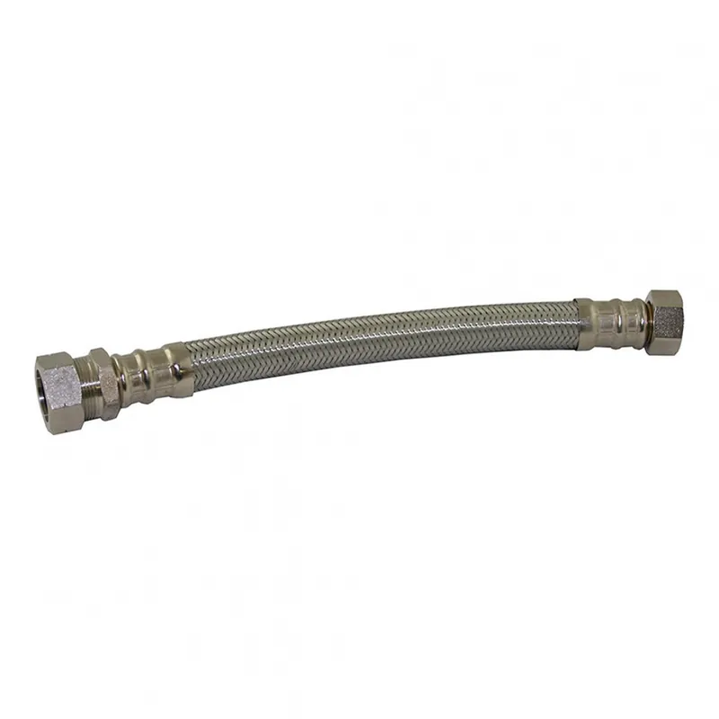 JONES STEPHENS S04354 3/4FIP X 3/4FCM X 18 SS WATER HTR CONN