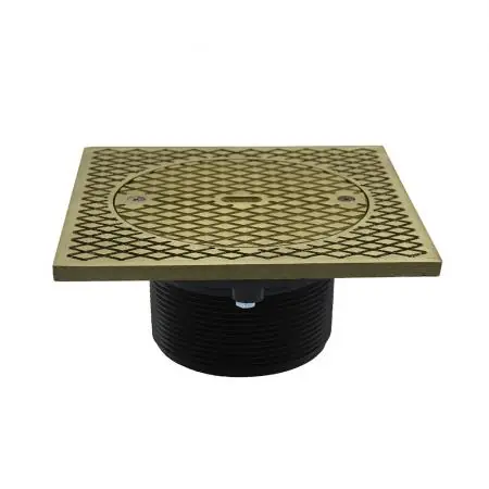 JONES STEPHENS D59911 3-1/2 PVC CO SPUD W/7 SQ NB COVER & PLUG