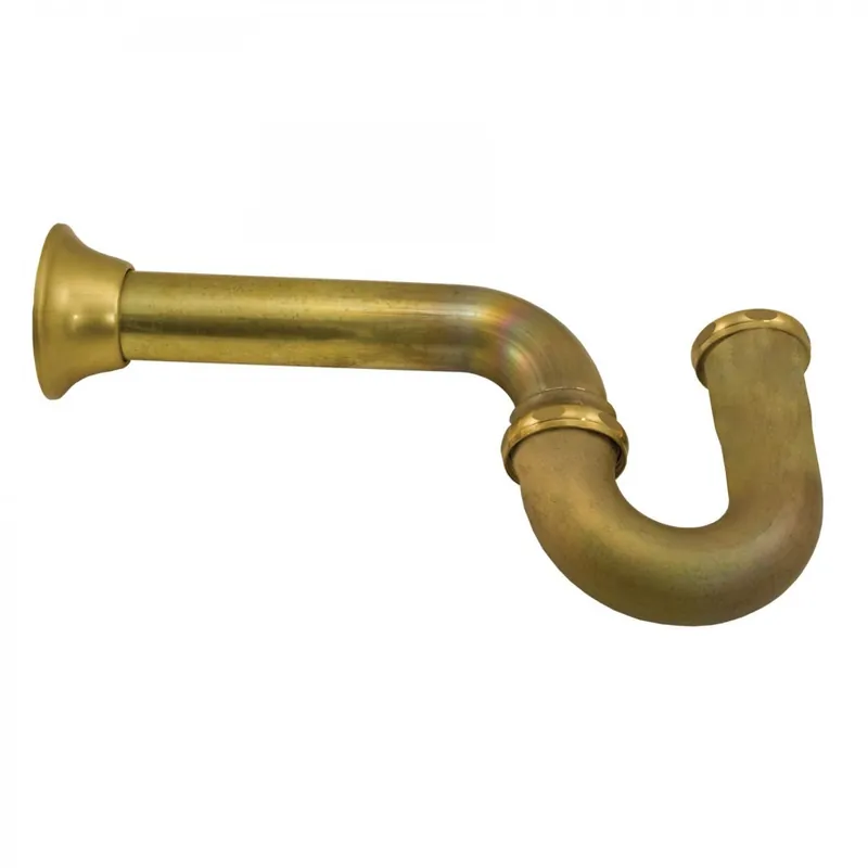 Jones Stephens P38406 1 1/2 P-TRAP 17 GA (ROUGH BRASS)
