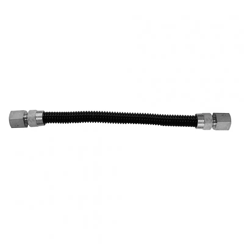 JONES STEPHENS CORP G74127 1/2 OD X 30 GAS CON 1/2FIP X 1/2FIP BLACK COATED