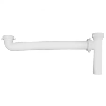 JONES STEPHENS P37008 1 1/2 WHITE PLASTIC DC END OUTLET WASTE