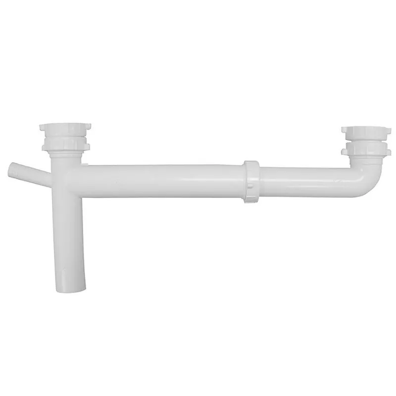 Jones Stephens P37040 1-1/2 x 16 in. Plastic Slip Joint Universal End Outlet Waste with 1/2 in. Branch Dishwasher Connection