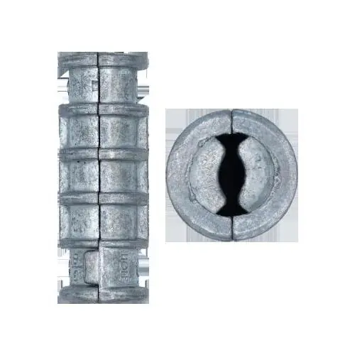 Minerallac 60610J Lag Screw Shield 3/8 in Diameter 2-Piece Short