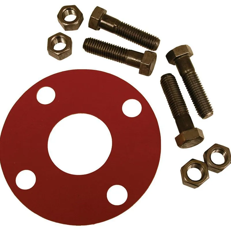 Jones Stephens G51108 8 in. Full Face Red Rubber Gasket