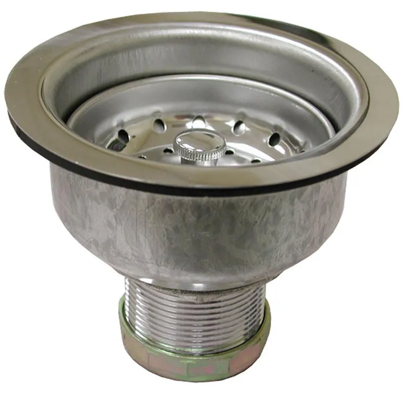 Jones Stephens S14004 Deep Cup Strainer with Rolled Edge Basket in Stainless Steel