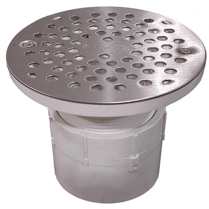 Jones Stephens D53100 3 PVC PF ADJ GP DRN W/SS STRAINER