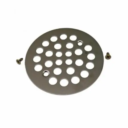 Jones Stephens D41101 4-1/4 Strainer w/ Screws for Fiberglass Shower Stalls