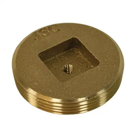 JONES STEPHENS P54150 1 1/2 EXT COVER BRASS PLUG CSK