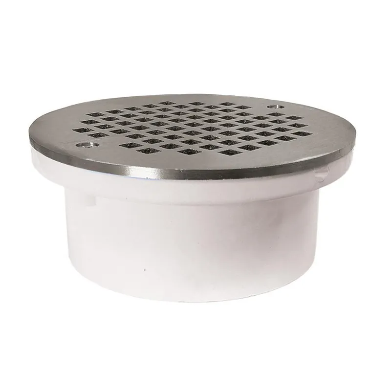 Jones Stephens D54104 4 PVC Drain With Stainless Steel Strainer