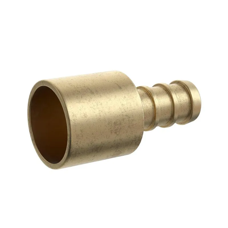 Jones Stephens C76047LF 3/8 in. Brass PEX Crimp x 1/2 in. MPT Adapter
