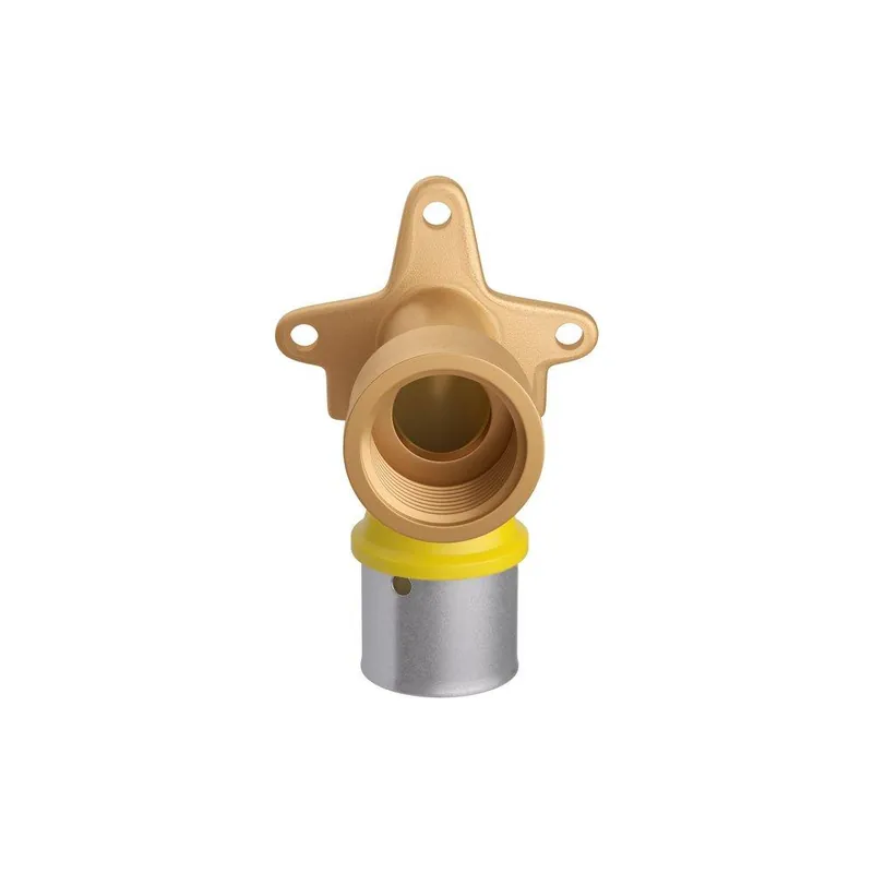 Jones Stephens PDE920D PEXALGAS 1/2 in. Press x FPT Reducing Brass 90 Degree Elbow