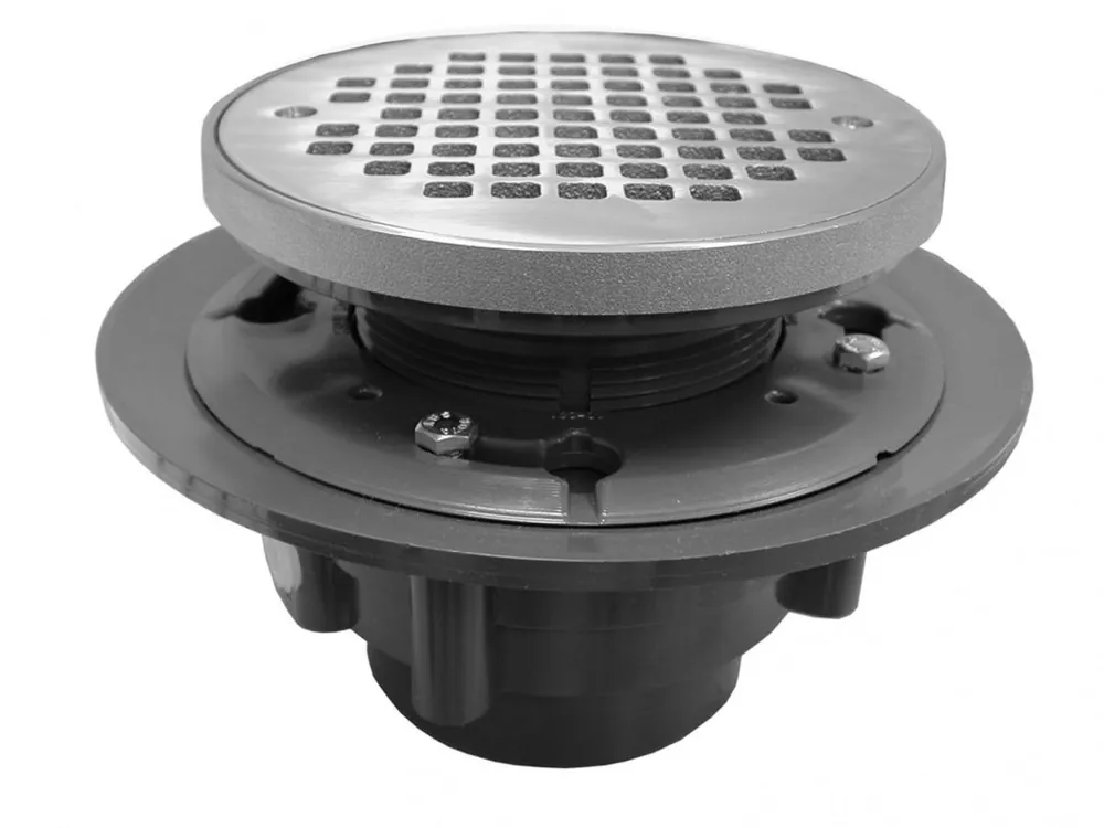 Jones Stephens D49135 3 X 4 PVC Drain W/5 CP Str & RNG(8-1/2)
