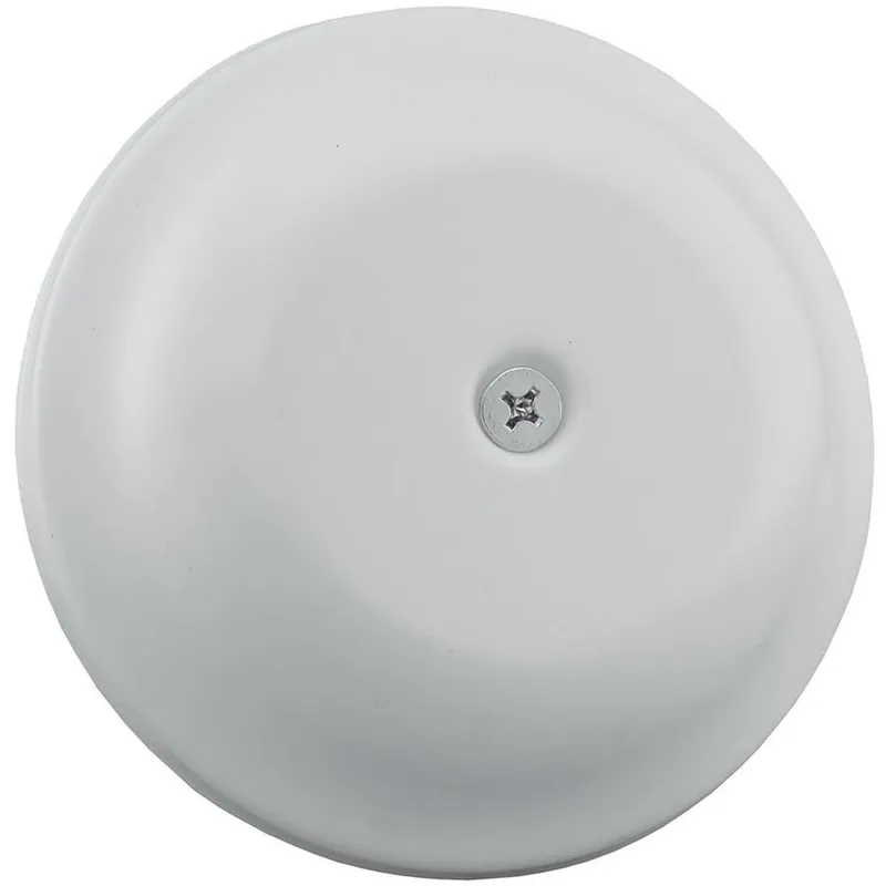 Jones Stephens C97009 9-1/4 in. White Matte Bell Cleanout Cover Plate