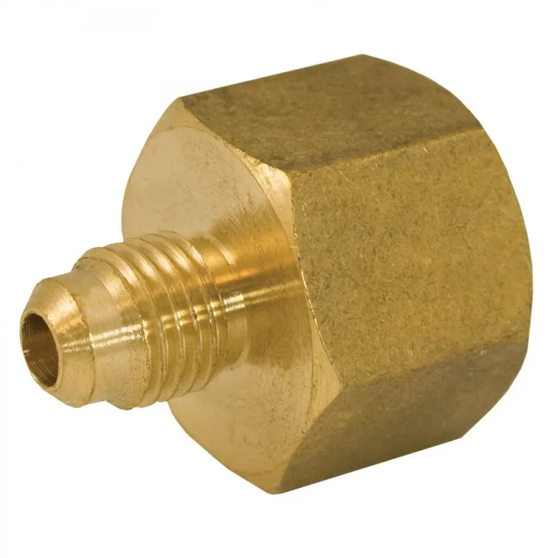 Jones Stephens F40042 (46-42) 1/4FL X 1/8FIP Brass Coupling