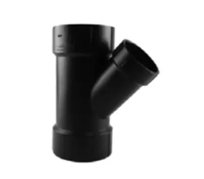 CHARLOTTE PIPE ABS 00601 1800 ABS 601 4X4X2 HXHXH WYE