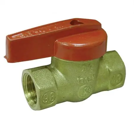 JONES STEPHENS B64100 1 FIP LEVER HANDLE GAS BALL VALVE