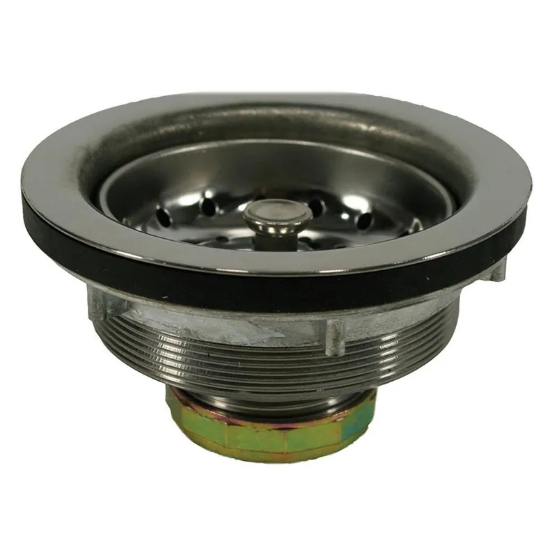 Jones Stephens S14606 4-7/16 in. Duo Basket Strainer in Stainless Steel