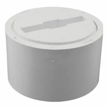 JONES STEPHENS C61434 3X4 PVC FL FIT CO W/3 PVC PLUG W/INSERT