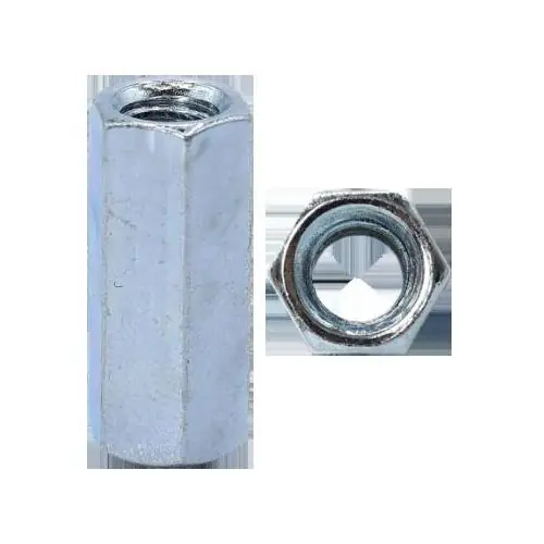 Minerallac 59604J Hex Coupling Nut 1/4-20 Steel Zinc Plated