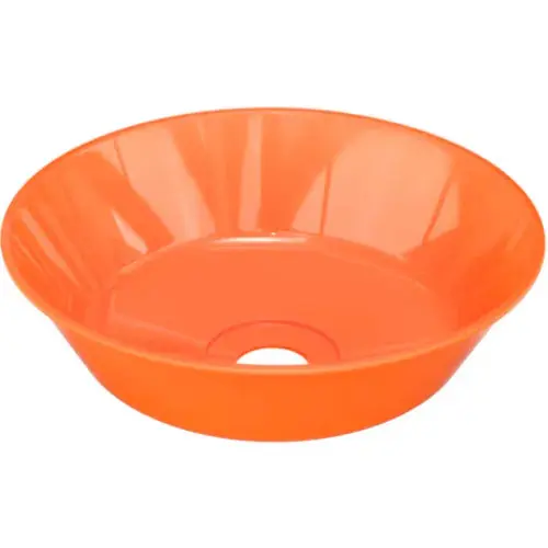 Guardian Equipment 100-009ORG-R Plastic Eye Wash Bowl, 12 Inches, Orange, Replacement