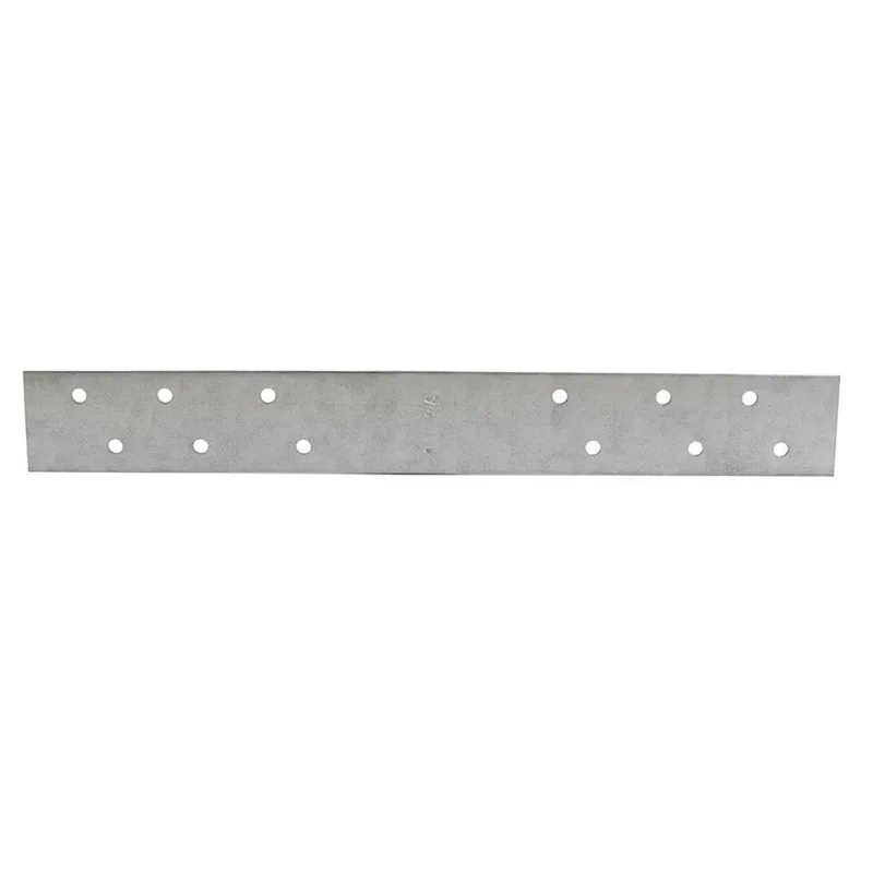 Jones Stephens F160186 1-1/2 x 18 in. Galvanized Steel Standard F.H.A. Strap with 6 Offset Holes, 16 Gauge