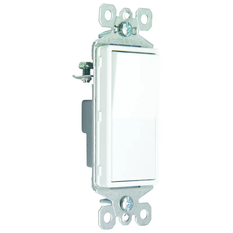 Pass & Seymour TM870SW Combination Self-Grounding Decorator Switch 120/277 VAC 15 A