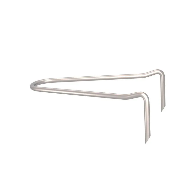 Jones Stephens H10074 3/4 x 4 in. Steel Galvanized and Plain 10 ga Wire Hook