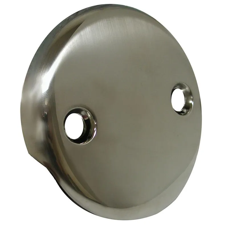 Jones Stephens P3565BN 3-9/50 in. Two Hole Waste and Overflow Faceplate