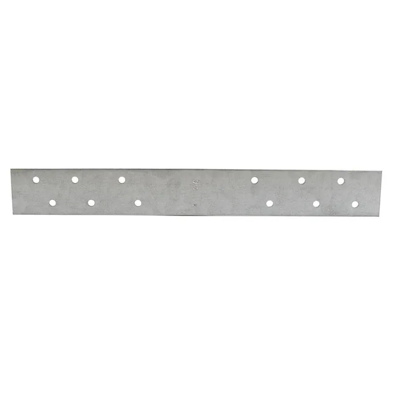 Jones Stephens F160126 1-1/2 x 12 in. 16 ga Galvanized Steel FHA Strap with 6 Offset Hole