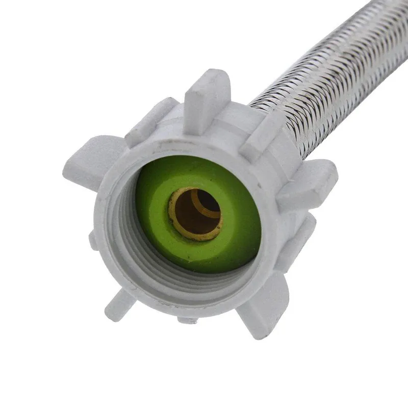 Jones Stephens S04217 3/8 x 7/8 x 12 in OD Stainless Steel Closet Braided Connector