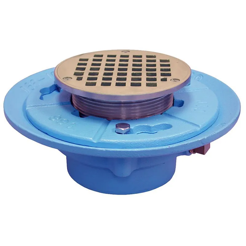 Jones Stephens D65560 2 in. No Hub Nickel Bronze Floor Drain