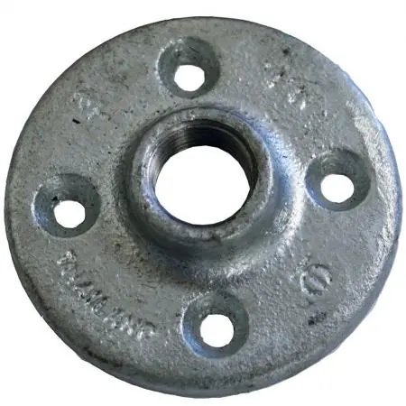 JONES STEPHENS G3550390 2 FLOOR FLANGES GALV