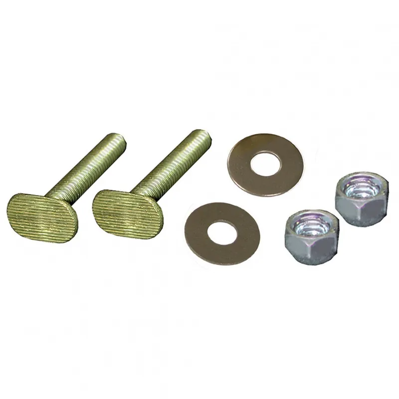 Jones Stephens C02034B 5/16 x 3-1/2 Brass Closet Bolt 100 Pack