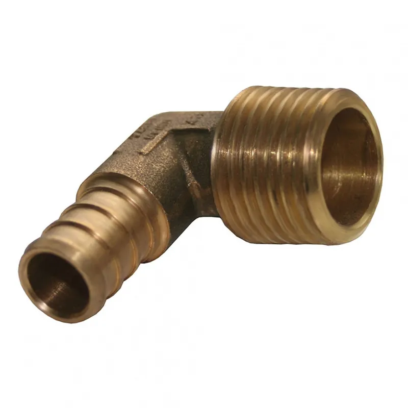 JONES STEPHENS CORP C76013LF LF 1/2 BRS PEX X 1/2 MIP ELL F1807